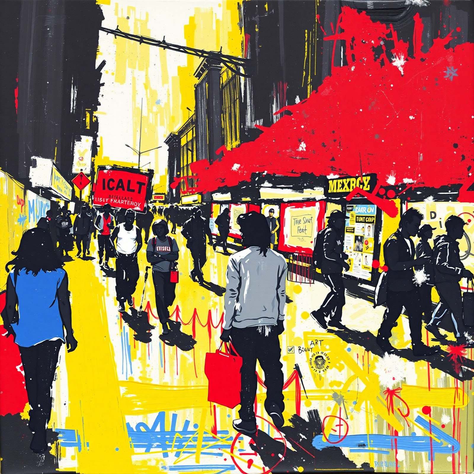 Vibrant City Streets view 2