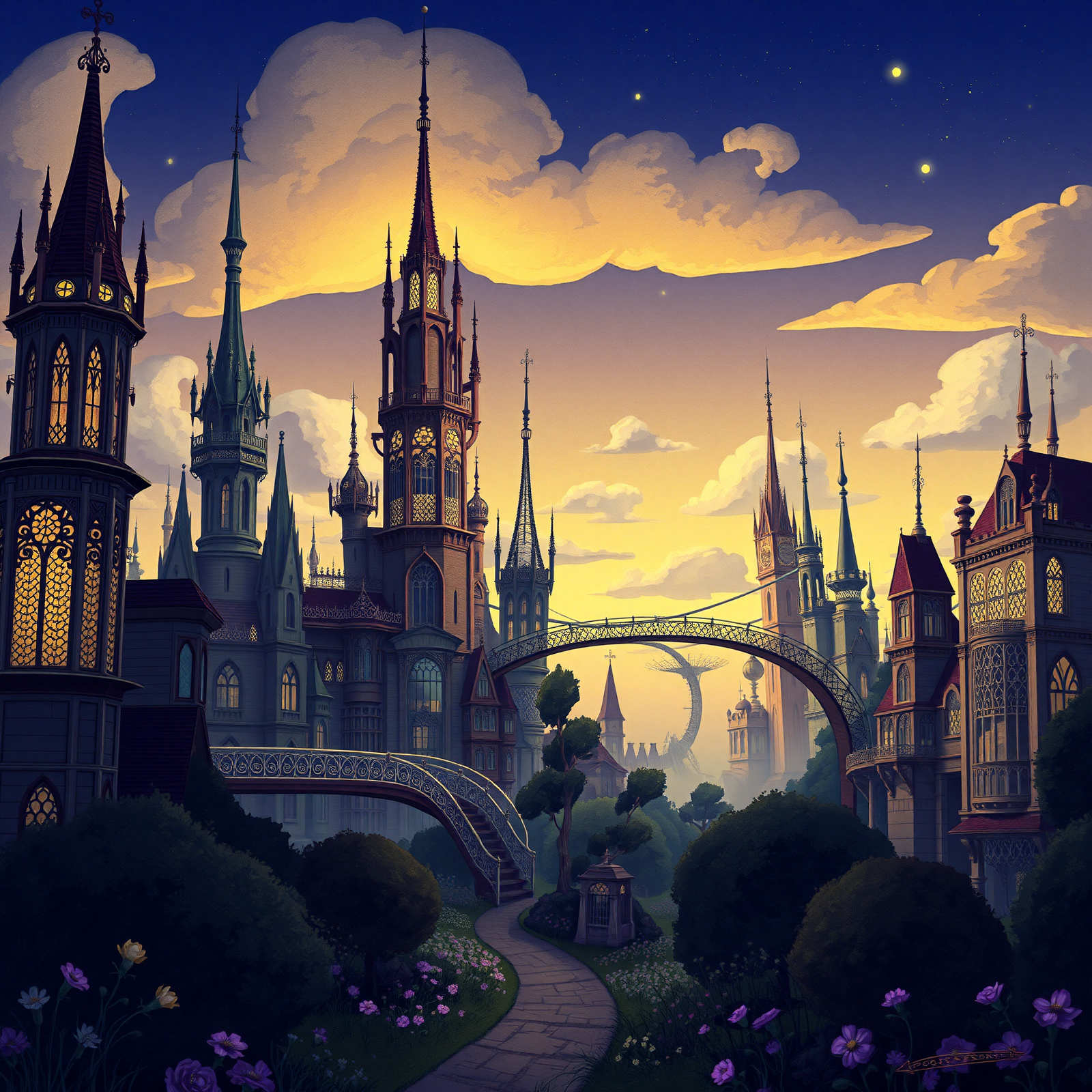 Twilight Spires view 2