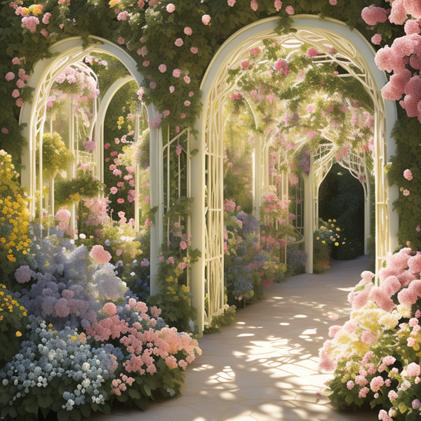 Blossoms Under the Arches