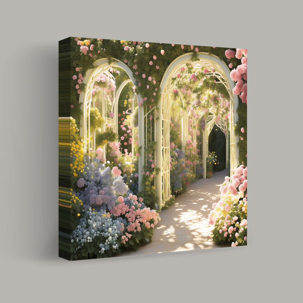 Blossoms Under the Arches view 1