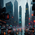 Neon Echoes in the Rain thumbnail 2
