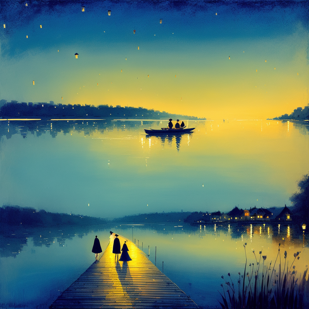 Lanterns Over Still Waters view 2