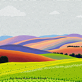 Colorful Rolling Hills thumbnail 2