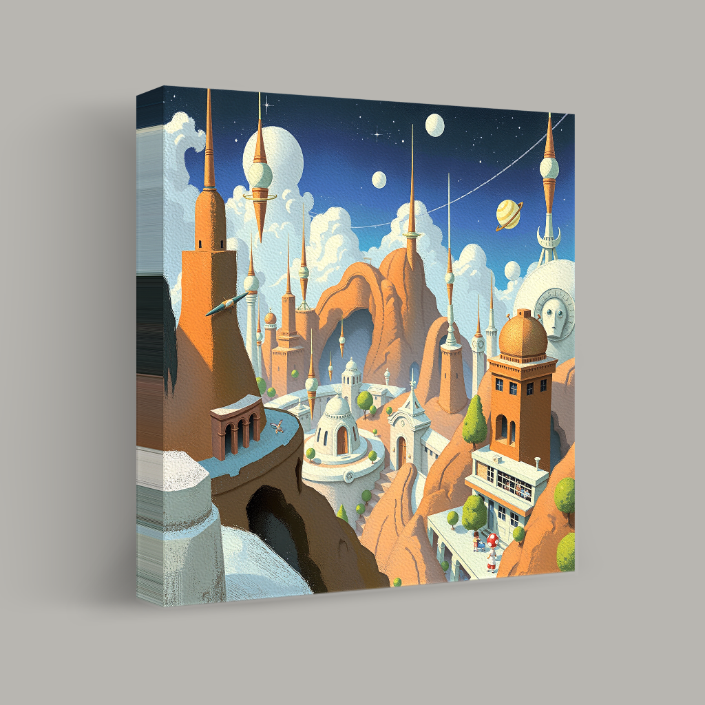 City of Celestial Towers view 1