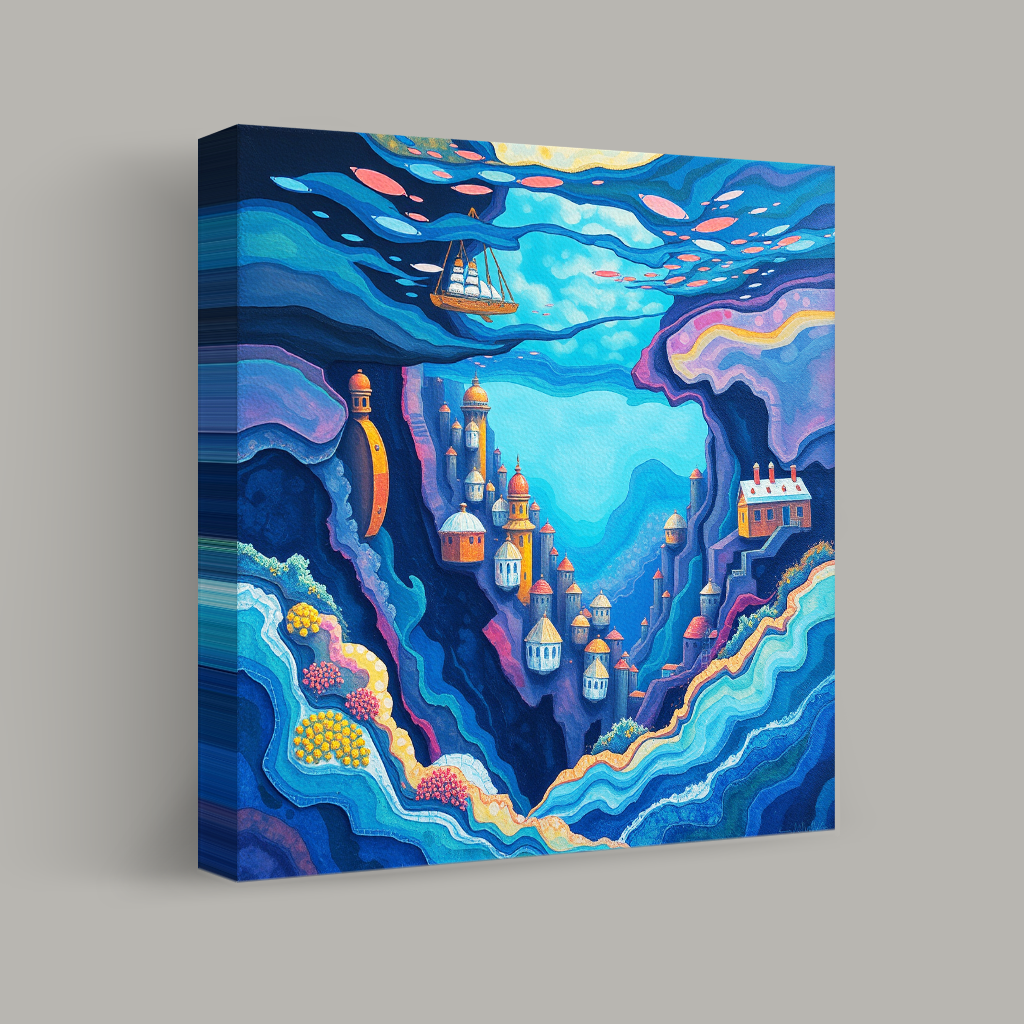 Beneath the Waves, A City view 1