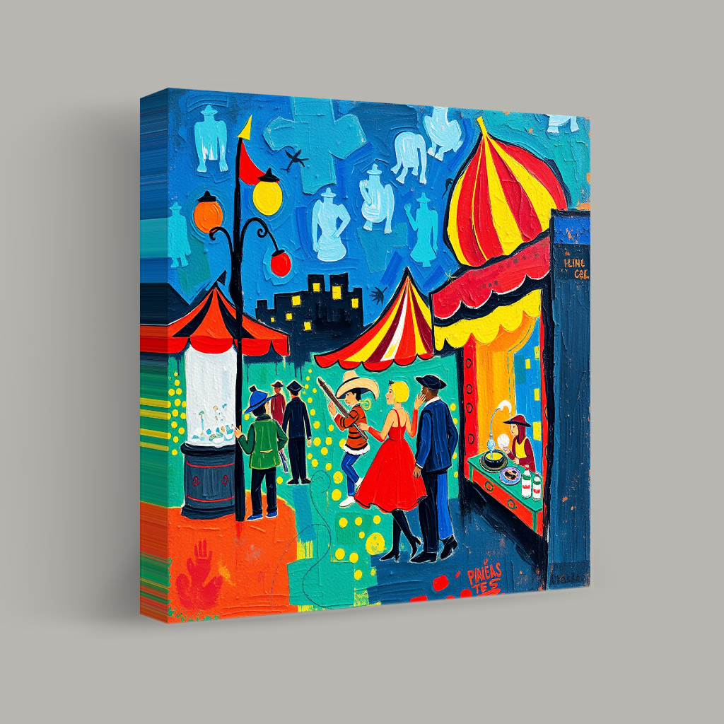 Nighttime Carnival Stroll view 1