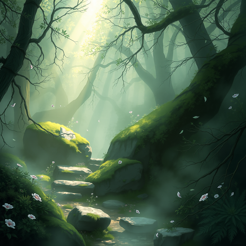 Whispering Grove Pathway view 2