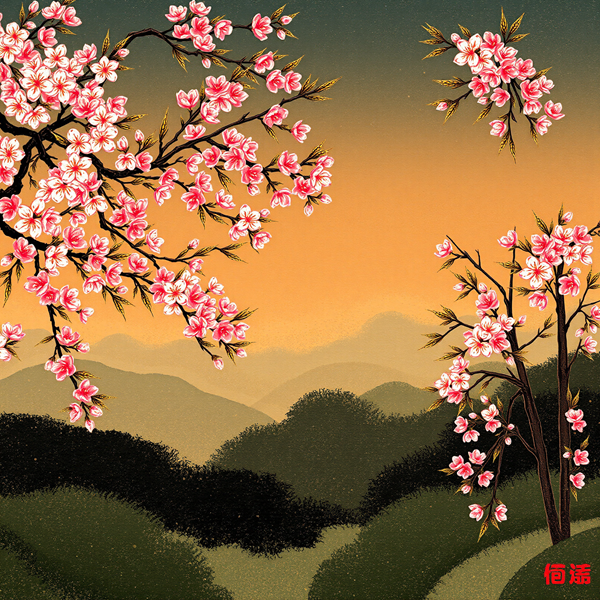 Blossoms at Dusk