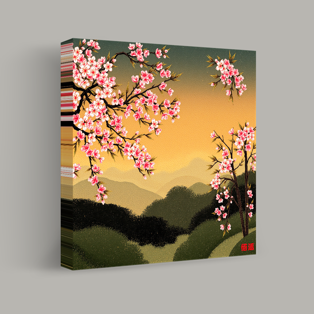 Blossoms at Dusk view 1