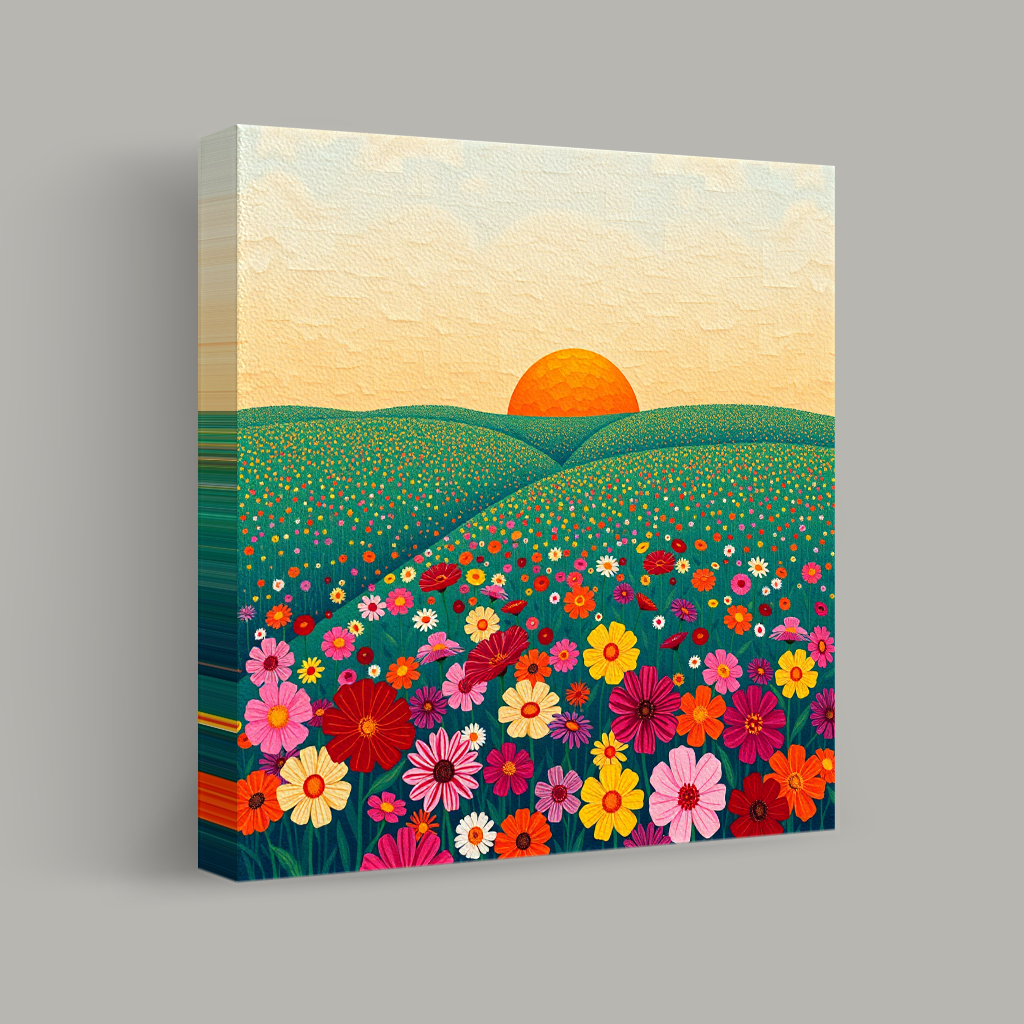 Blossoms under Rising Sun view 1