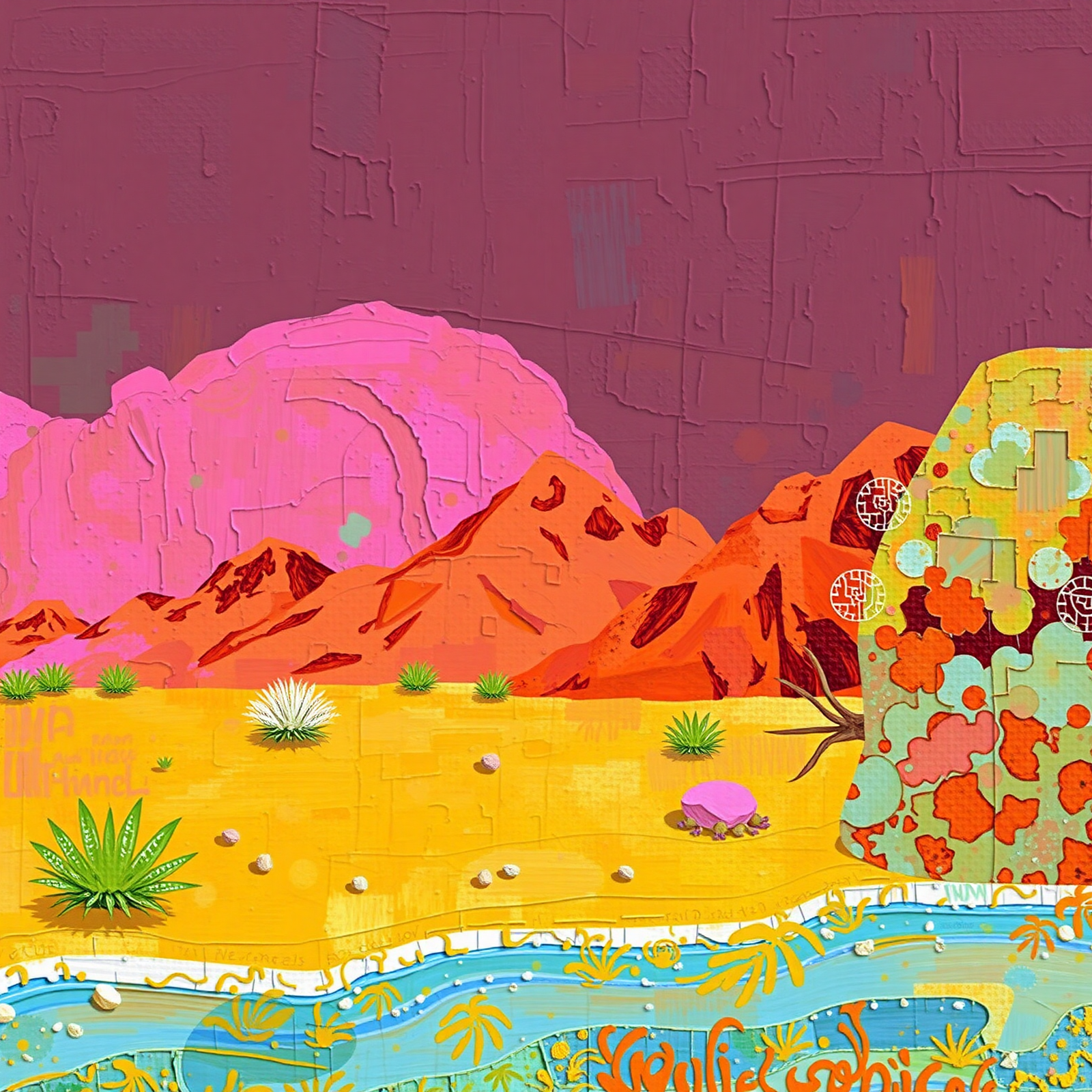 Desert Dreams and Colorful Peaks view 2
