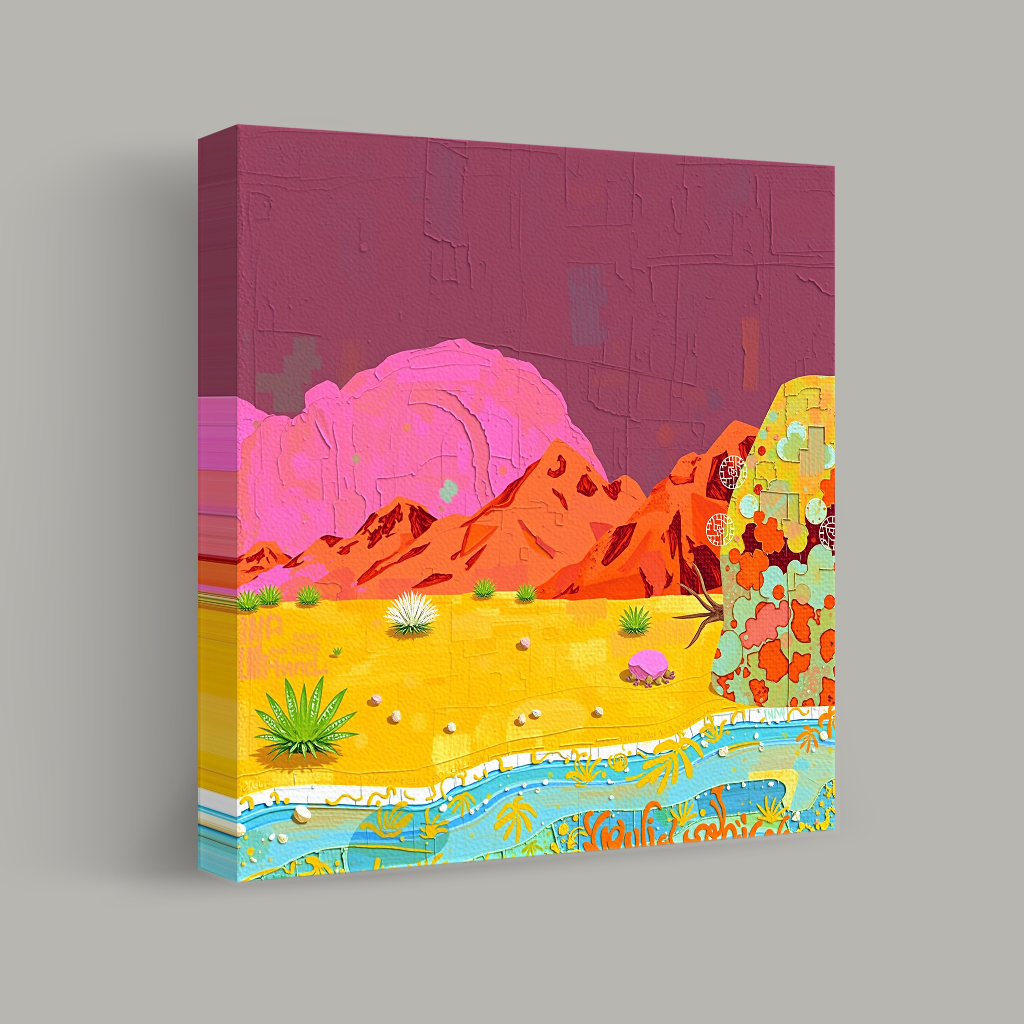 Desert Dreams and Colorful Peaks view 1