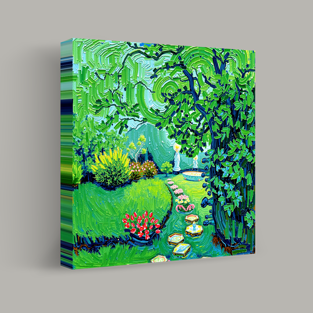 Tranquil Garden Pathway view 1