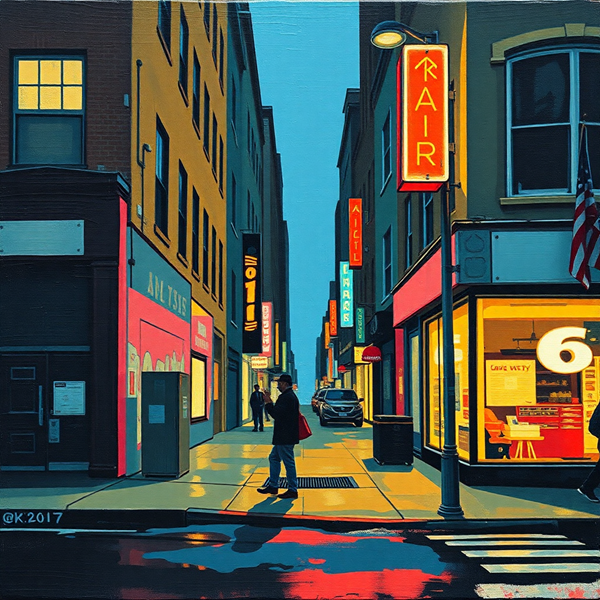 Neon Night in the City