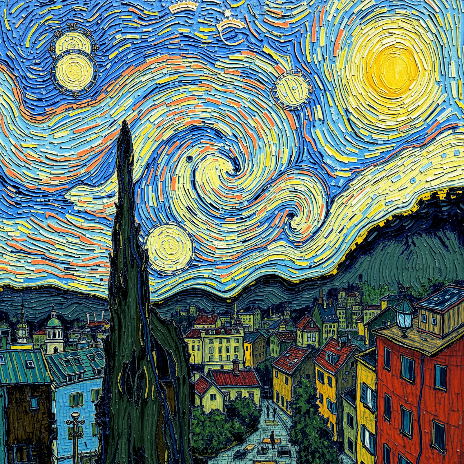 Espirales de una noche cósmica vista 2