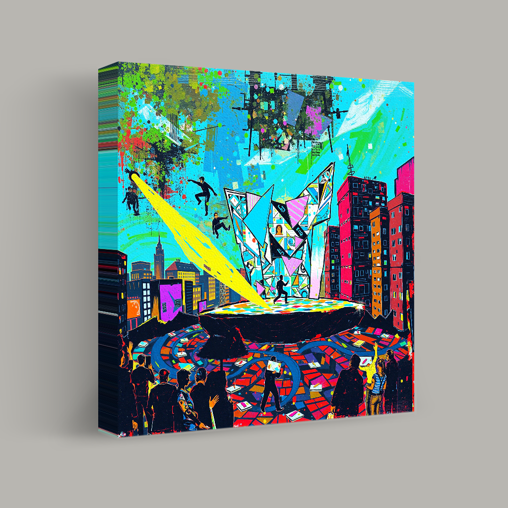 City of Vibrant Illusions view 1