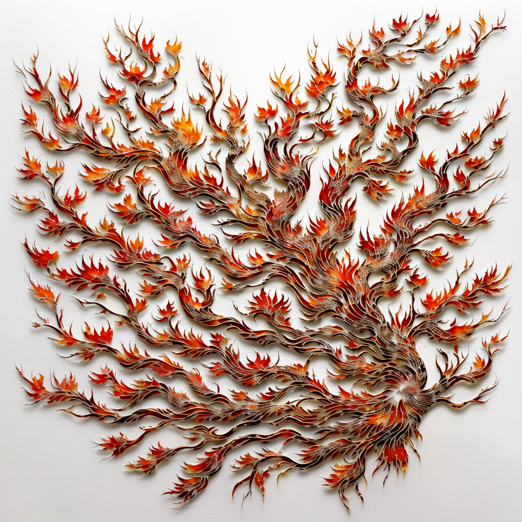 Whispers of Fiery Elegance view 2