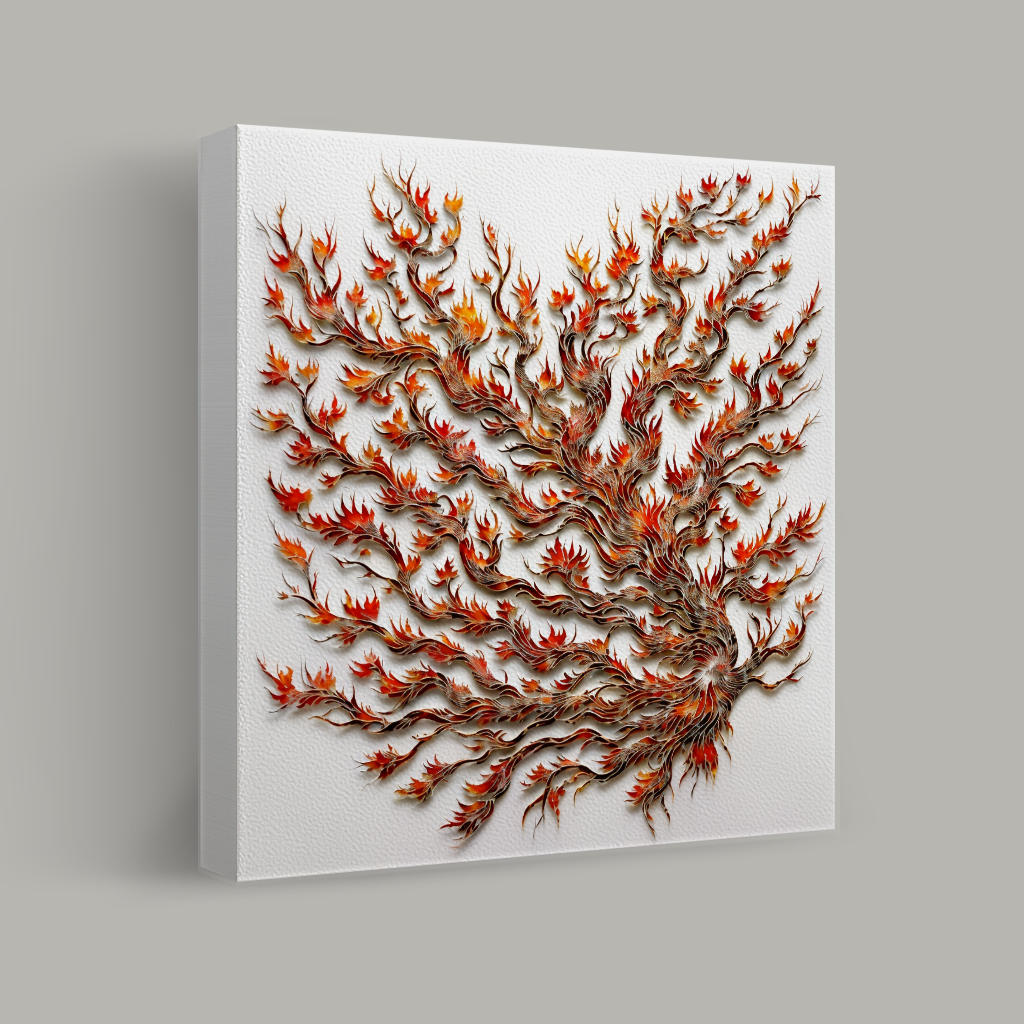 Whispers of Fiery Elegance view 1