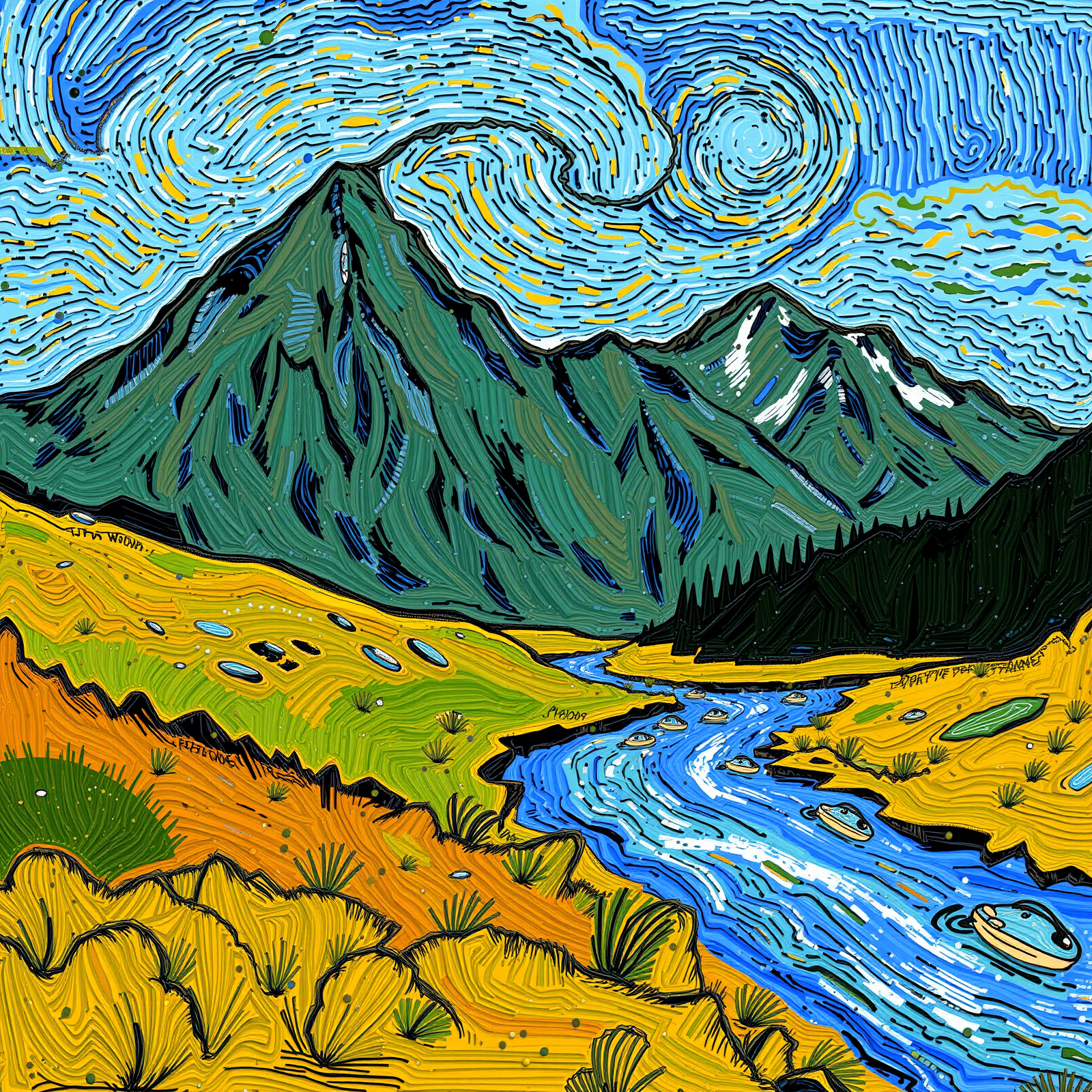 Susurros de los picos pintados vista 2