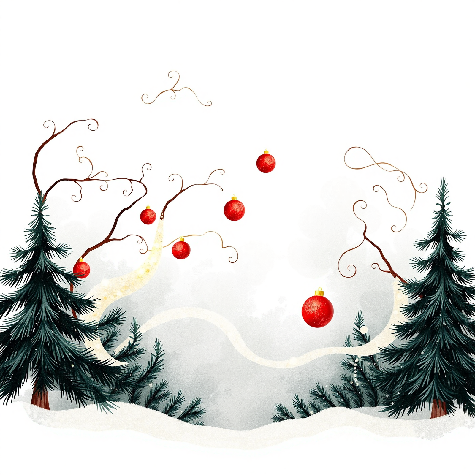Festive Forest Scene view 2