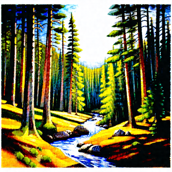 Whispering Pines and Dancing Creek