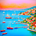 Harbor Hues at Sunset thumbnail 2