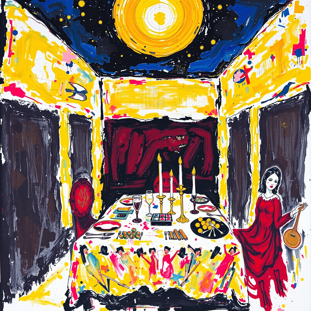 Feast Under Surreal Stars view 2