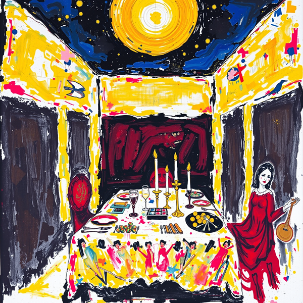 Feast Under Surreal Stars