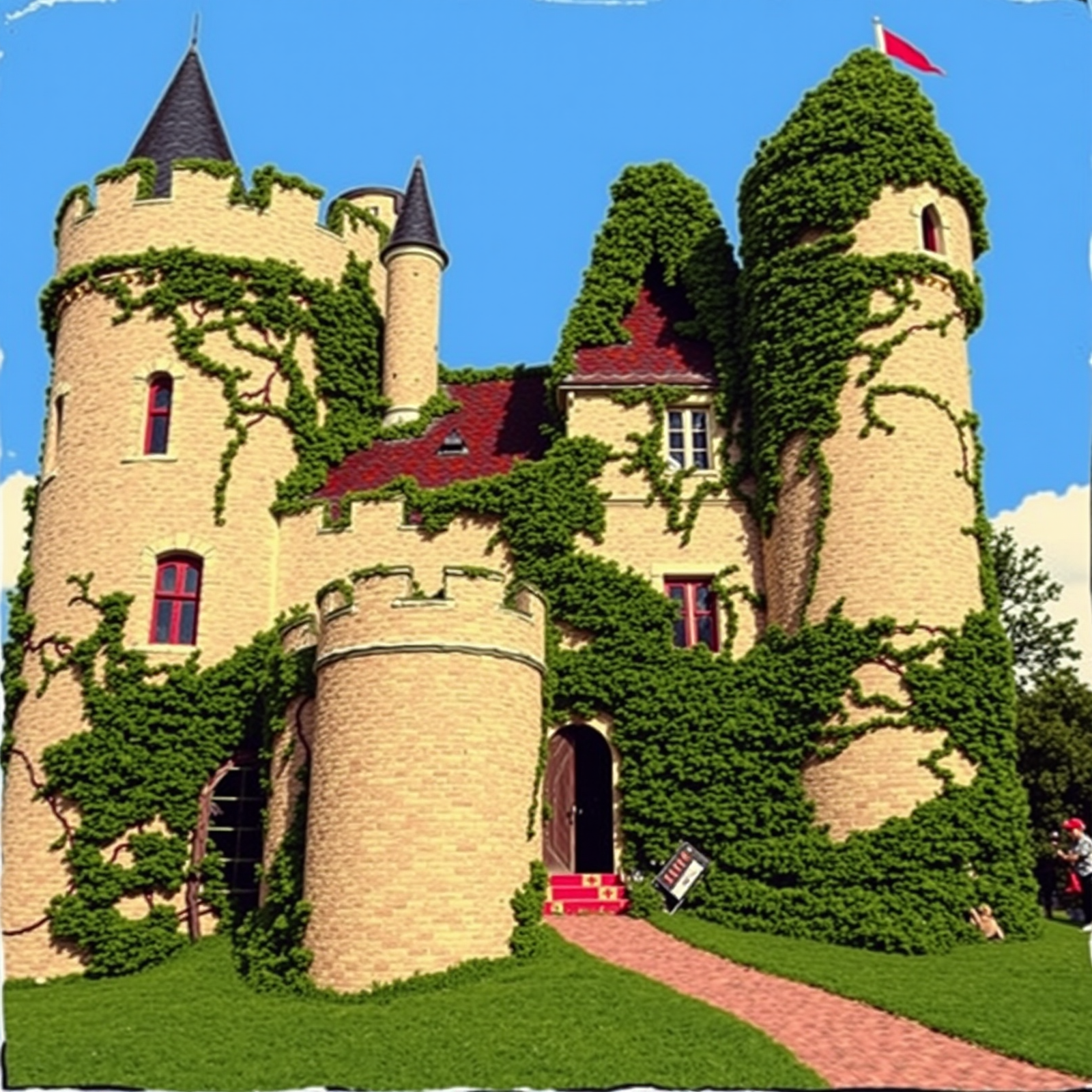 Towers Embraced by Nature view 2