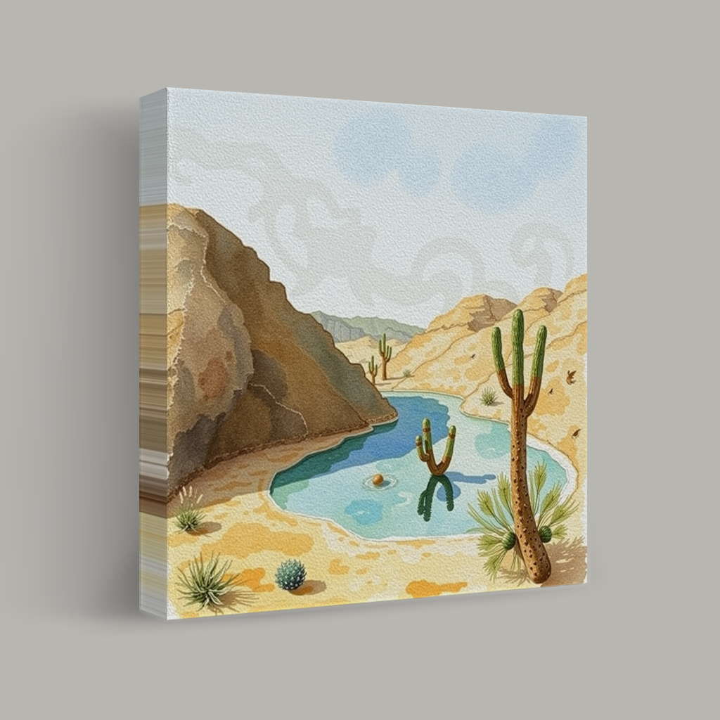 Oasis in the Arid Expanse view 1