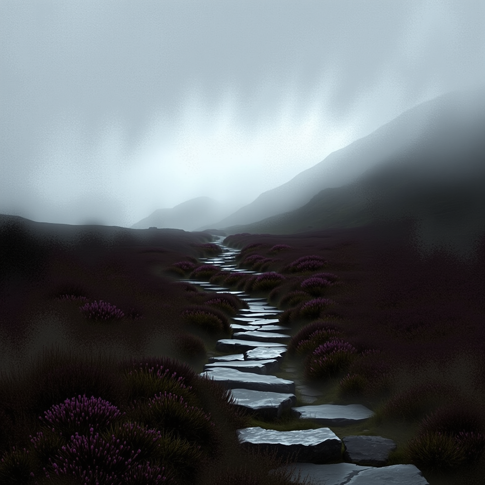 Path Through the Misty Moor view 2