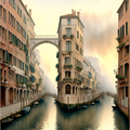 Reflections on Venetian Canals thumbnail 2
