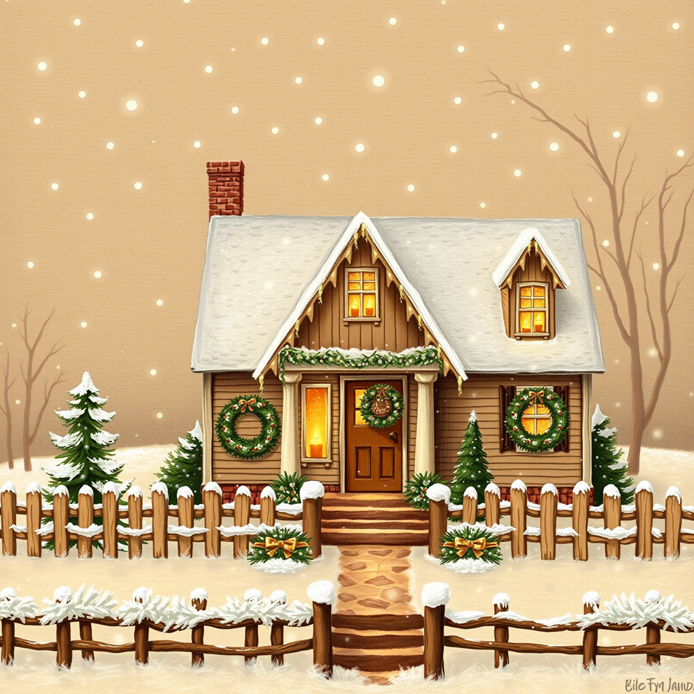 Winter Warmth at Evergreen Cottage view 2