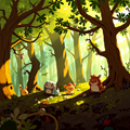 Woodland Creatures Gathering thumbnail 2