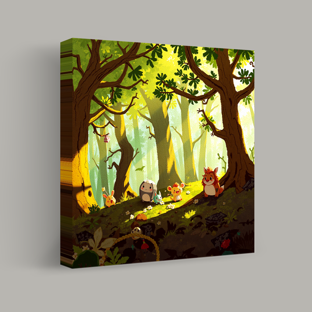 Woodland Creatures Gathering view 1