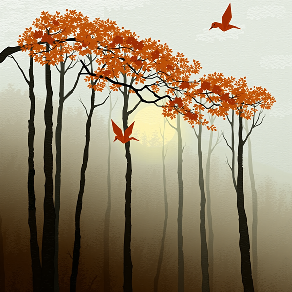 Whispering Woods in Autumn