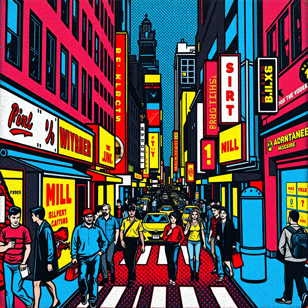 Vibrant Streetscape view 2