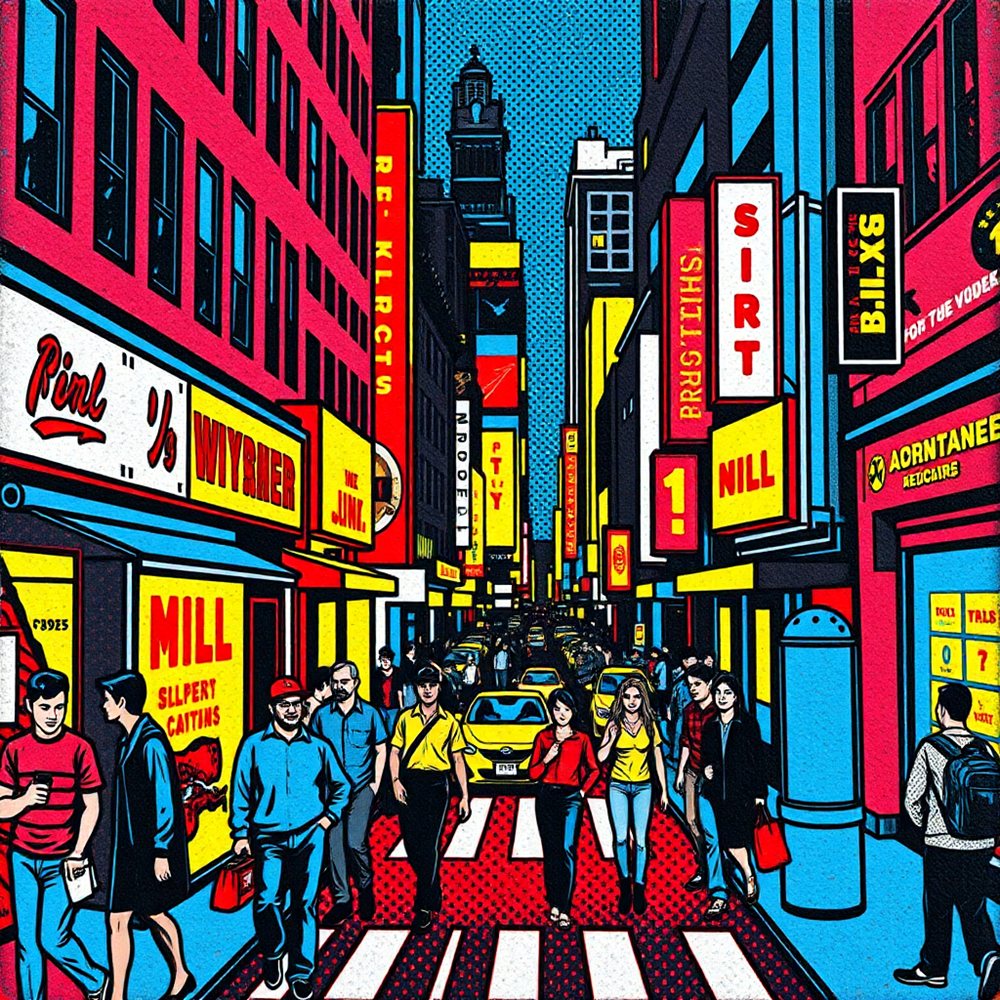 Vibrant Streetscape view 2