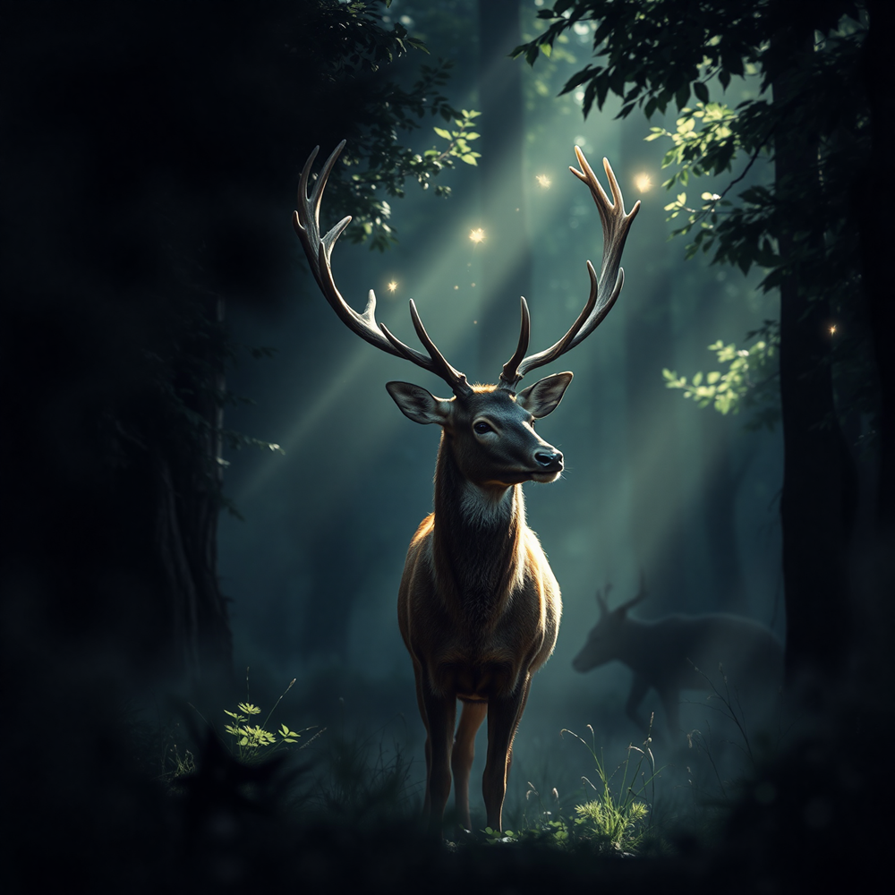 Whispering Woods and the Majestic Stag view 2