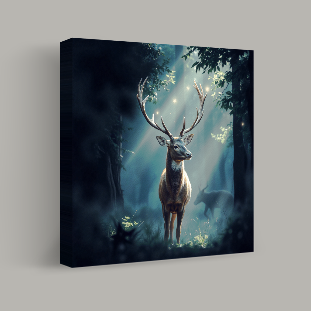 Whispering Woods and the Majestic Stag view 1
