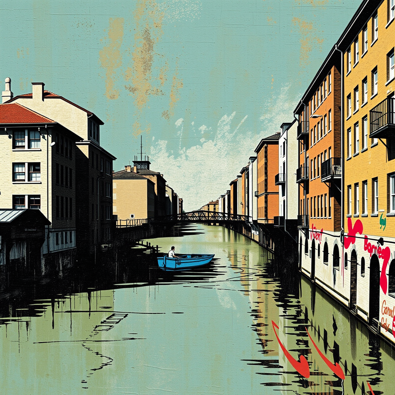 Serenity Along the Urban Canal view 2