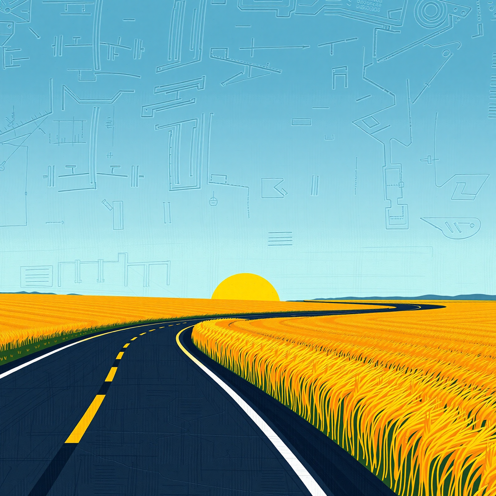 Journey Through Golden Fields view 2