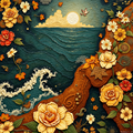 Floral Symphony by the Sea thumbnail 2