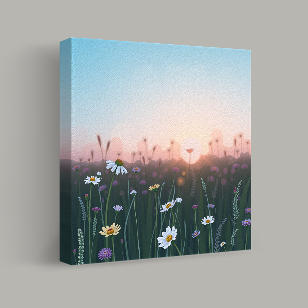 Dawn Among the Wildflowers view 1