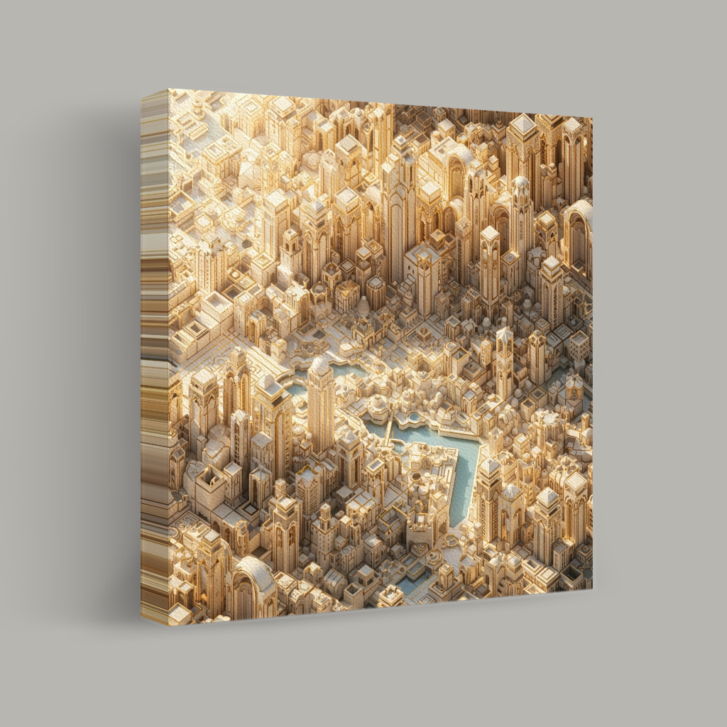 Golden Urban Labyrinth view 1