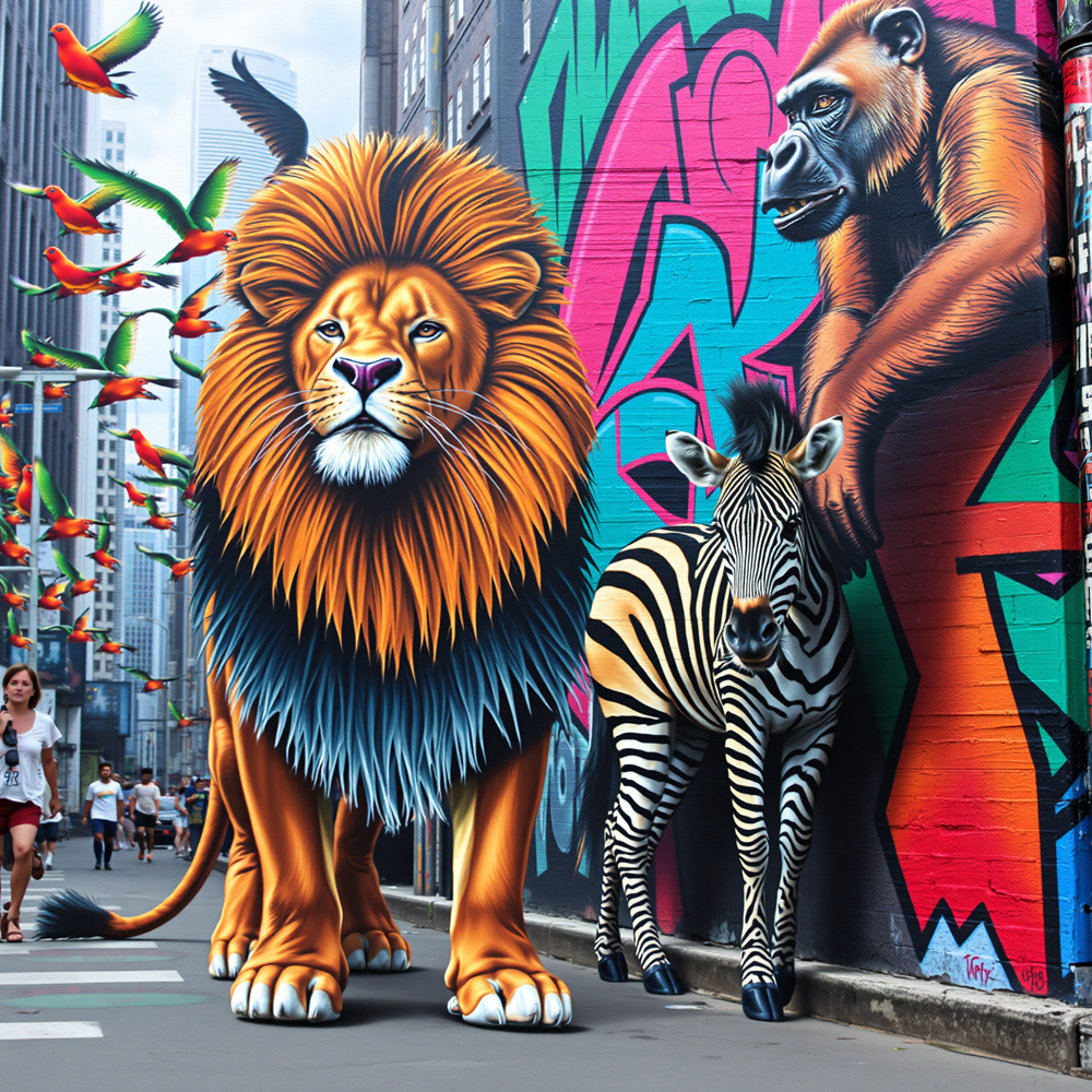 Urban Wildlife Canvas view 2