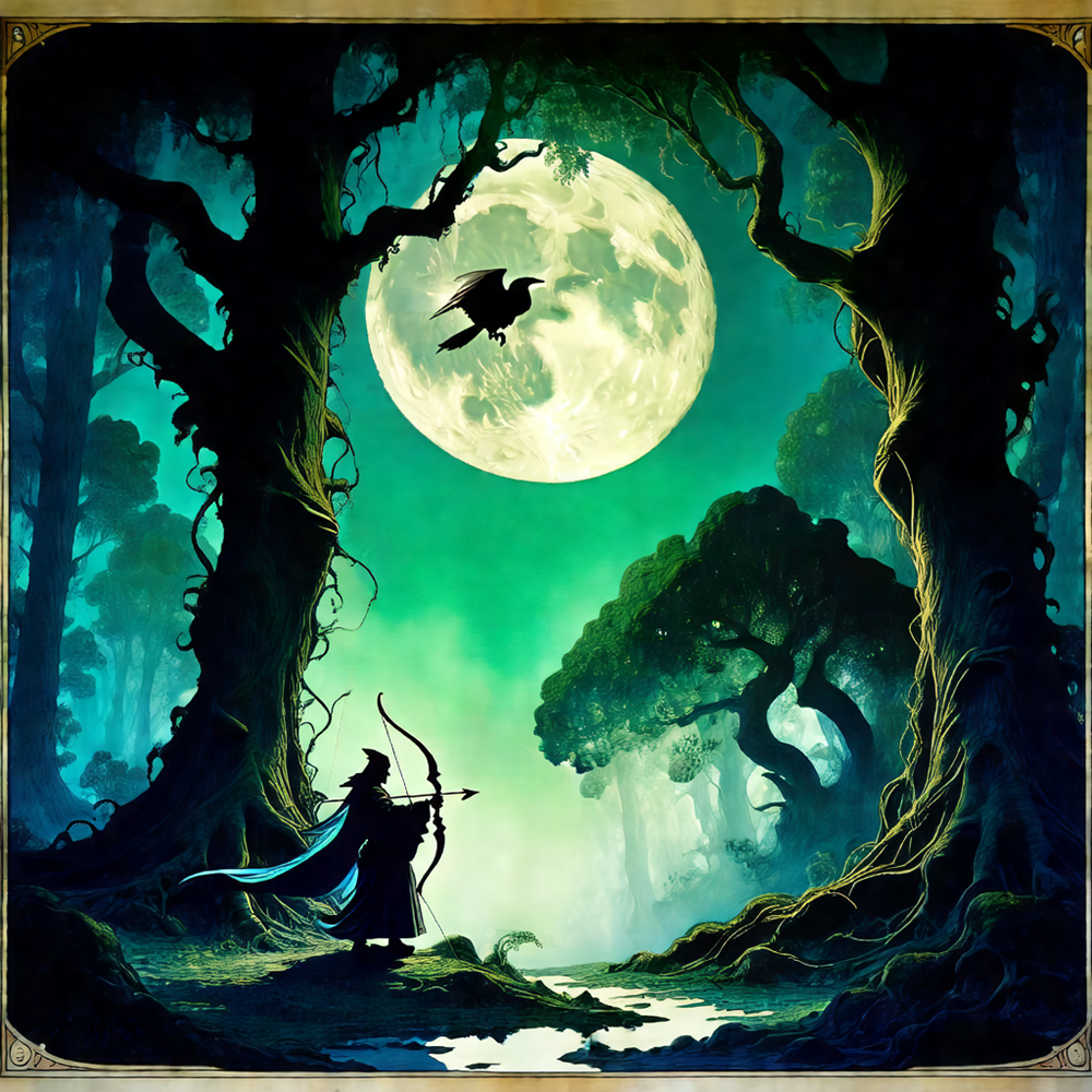 Moonlit Archer's Vigil view 2