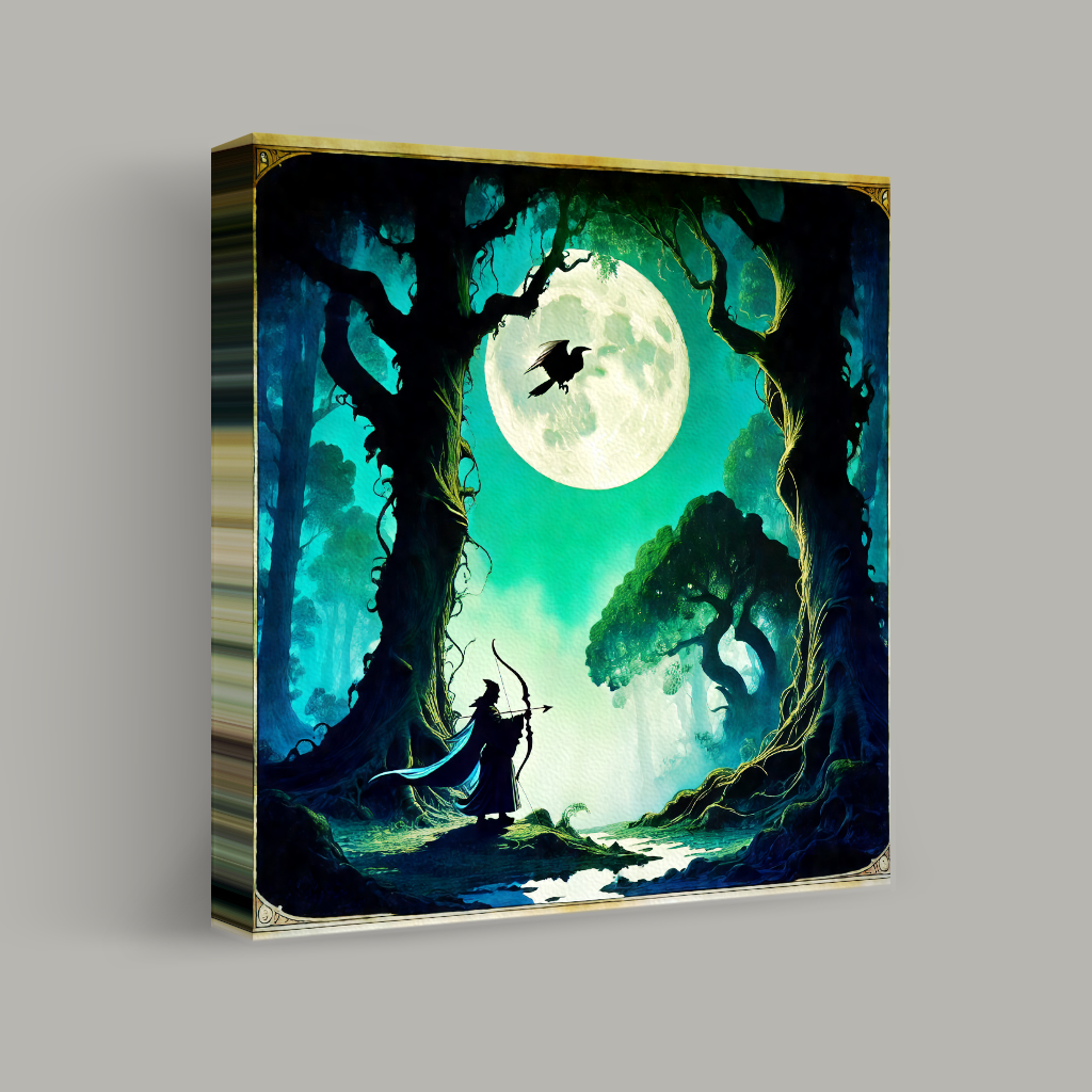 Moonlit Archer's Vigil view 1