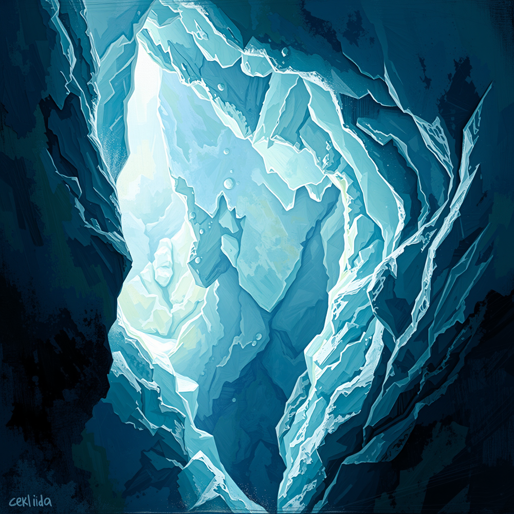 Depths of the Glacier view 2