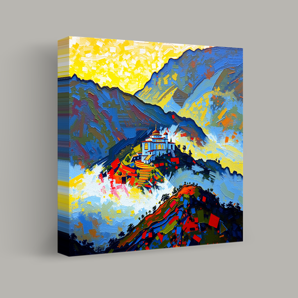 Sanctuary among the Peaks view 1